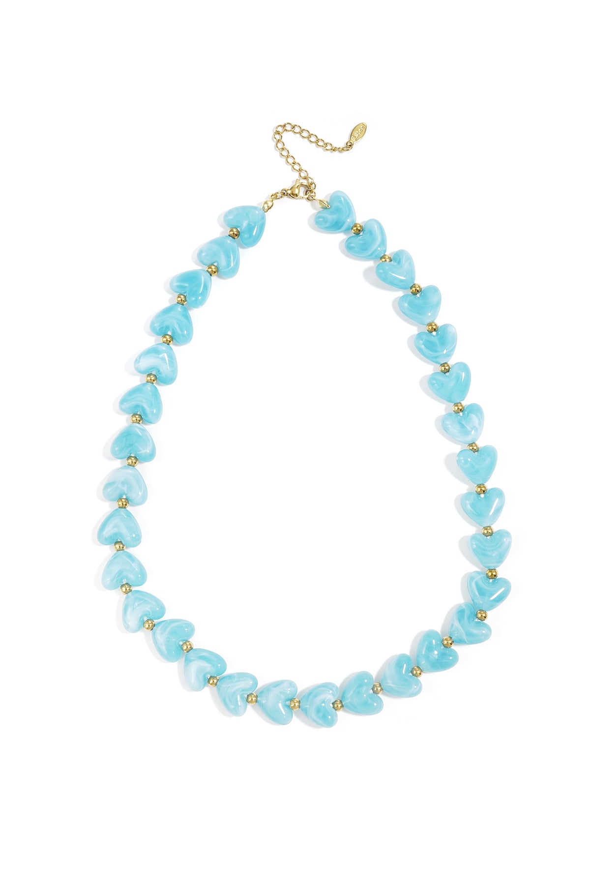 Collana con Perline Colorate in Acrilico – Regolabile 37–45 cm, 19 Colori