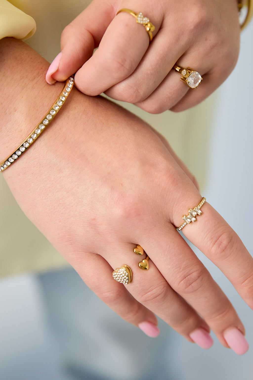 Anello a Cuore in Acciaio Inossidabile – Alemy Boutique 