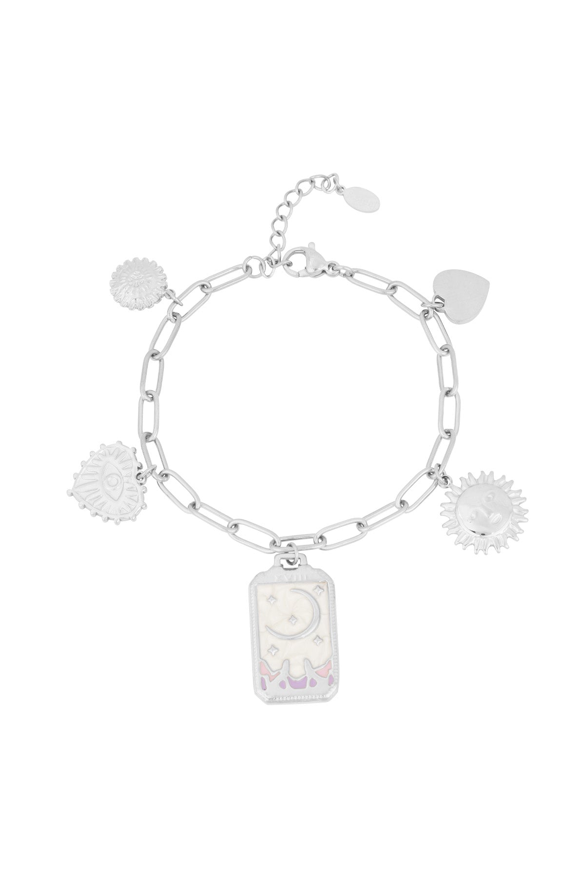 Braccialetto con Ciondoli in Acciaio Inossidabile – Alemy Boutique