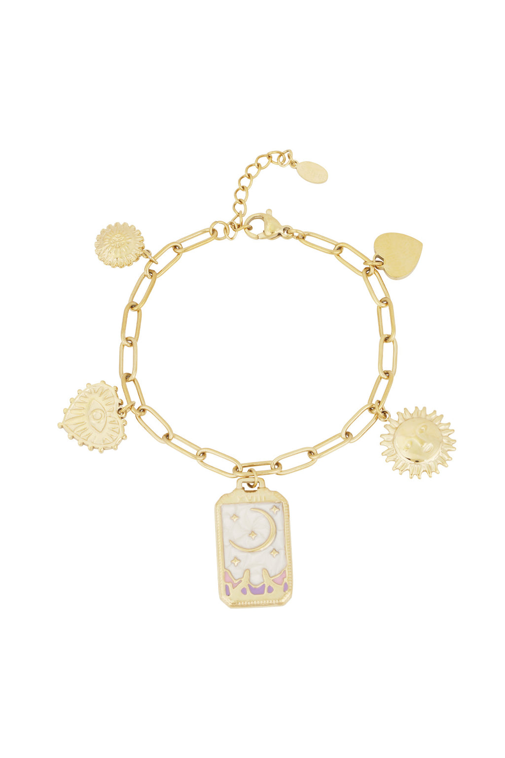 Braccialetto con Ciondoli in Acciaio Inossidabile – Alemy Boutique