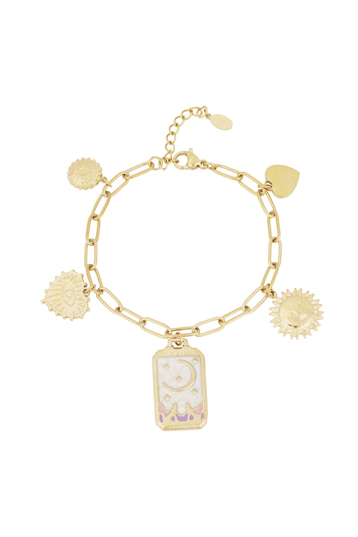 Braccialetto con Ciondoli in Acciaio Inossidabile – Alemy Boutique