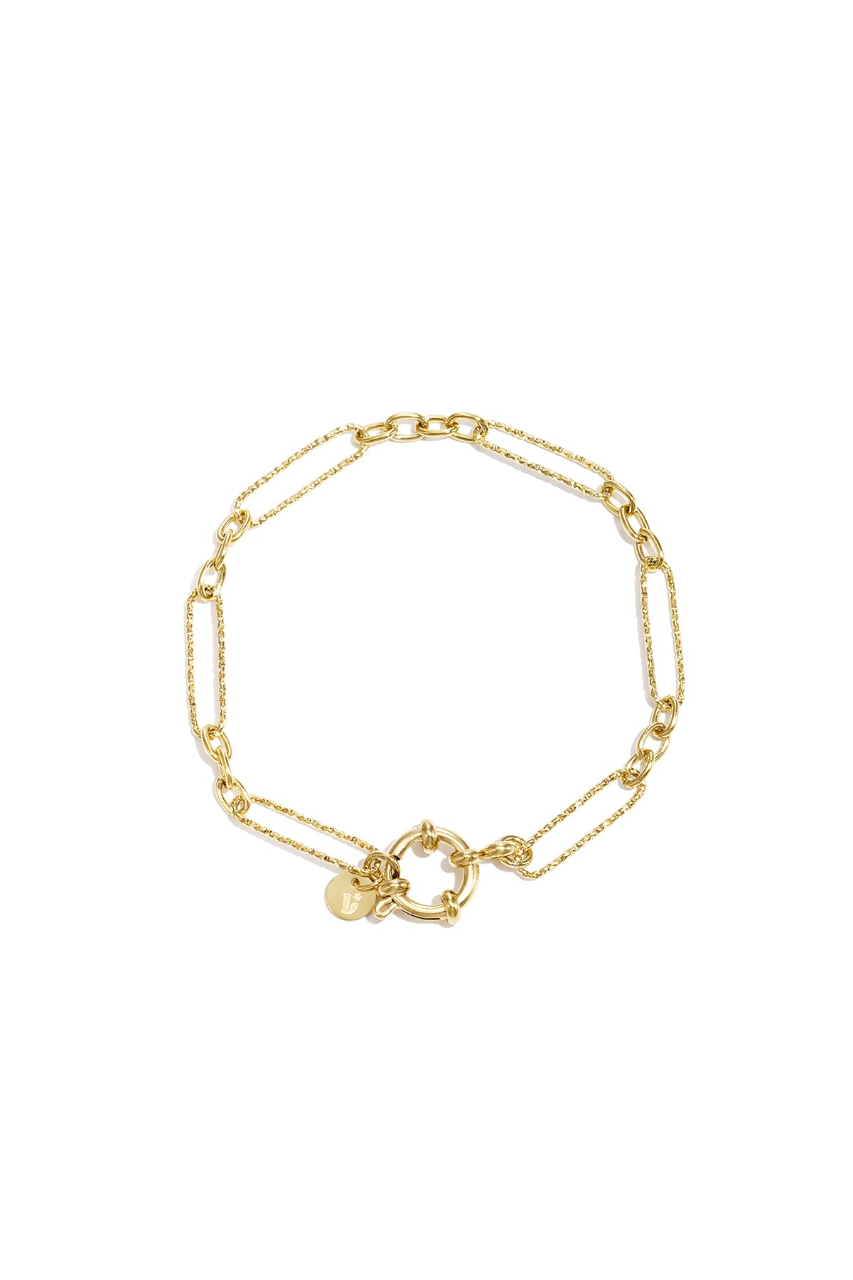 Bracciale Portacharm Donna in Acciaio Inossidabile Color Oro