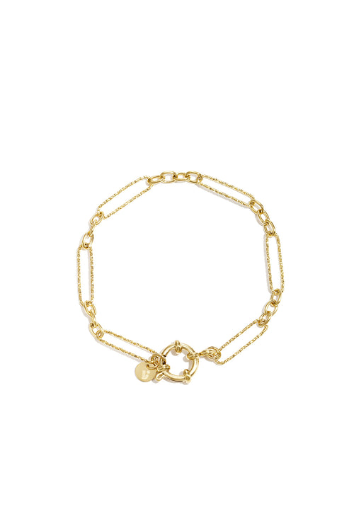 Bracciale Portacharm Donna in Acciaio Inossidabile Color Oro