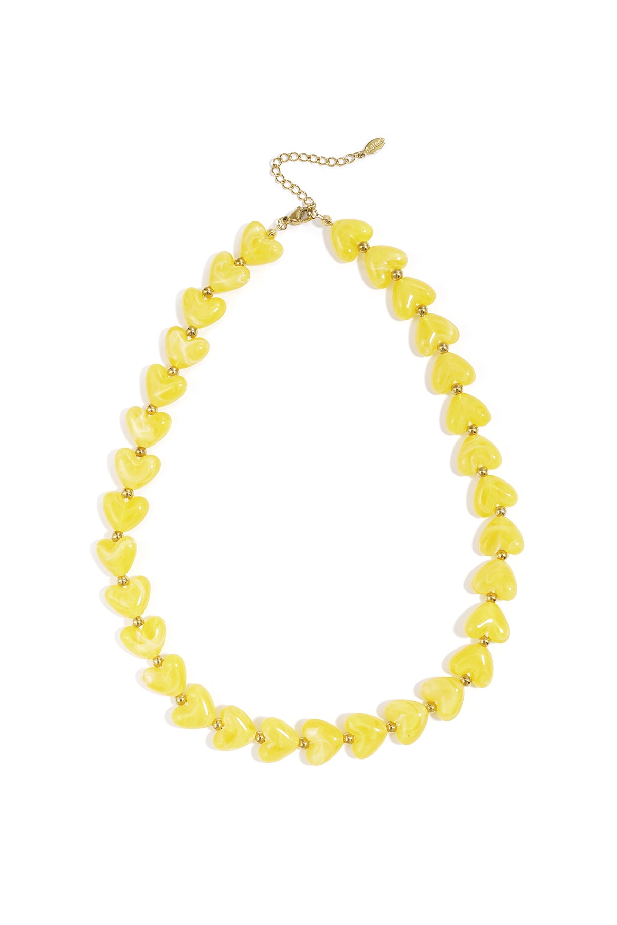 Collana con Perline Colorate in Acrilico – Regolabile 37–45 cm, 19 Colori