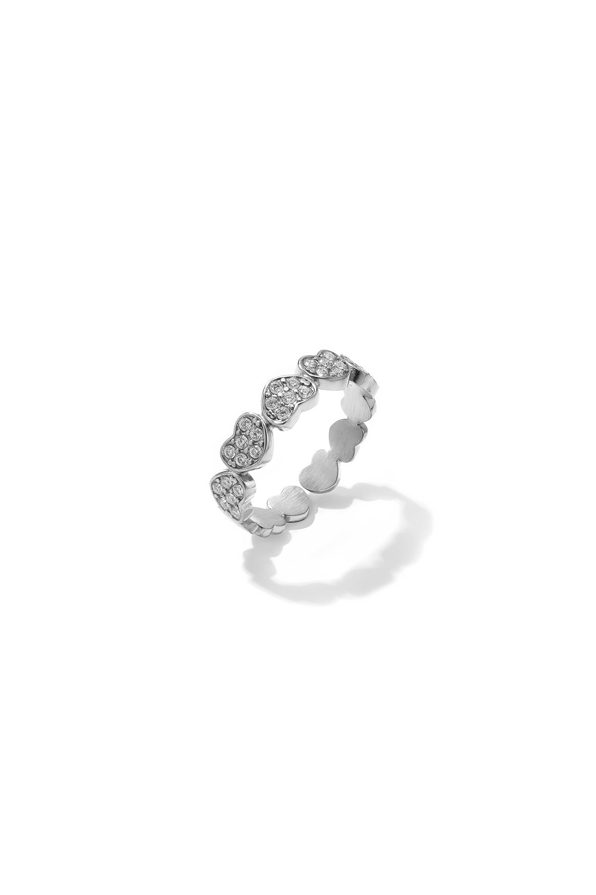 Anello Minimalista a Cuore in Acciaio Inossidabile – Alemy Boutique