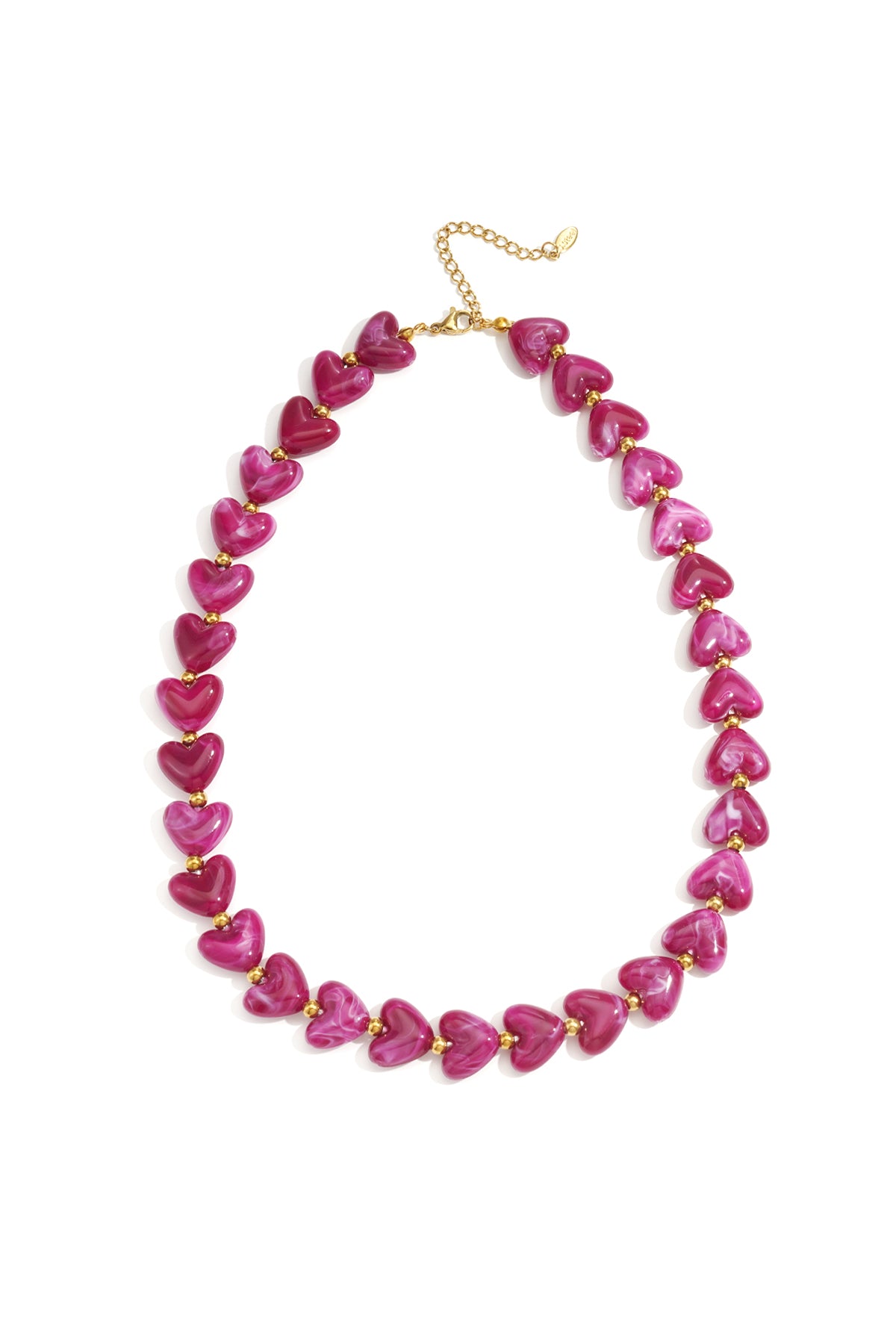 Collana con Perline Colorate in Acrilico – Regolabile 37–45 cm, 19 Colori