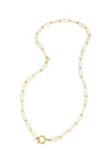 Collana Portacharm Regolabile in Acciaio Inossidabile Color Oro – Base per Charm 