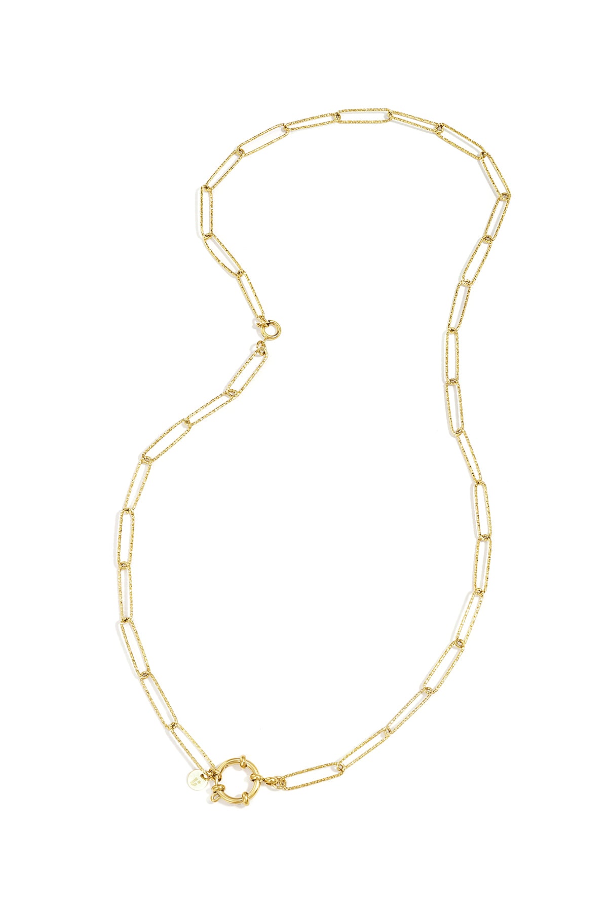 Collana Portacharm Regolabile in Acciaio Inossidabile Color Oro – Base per Charm 