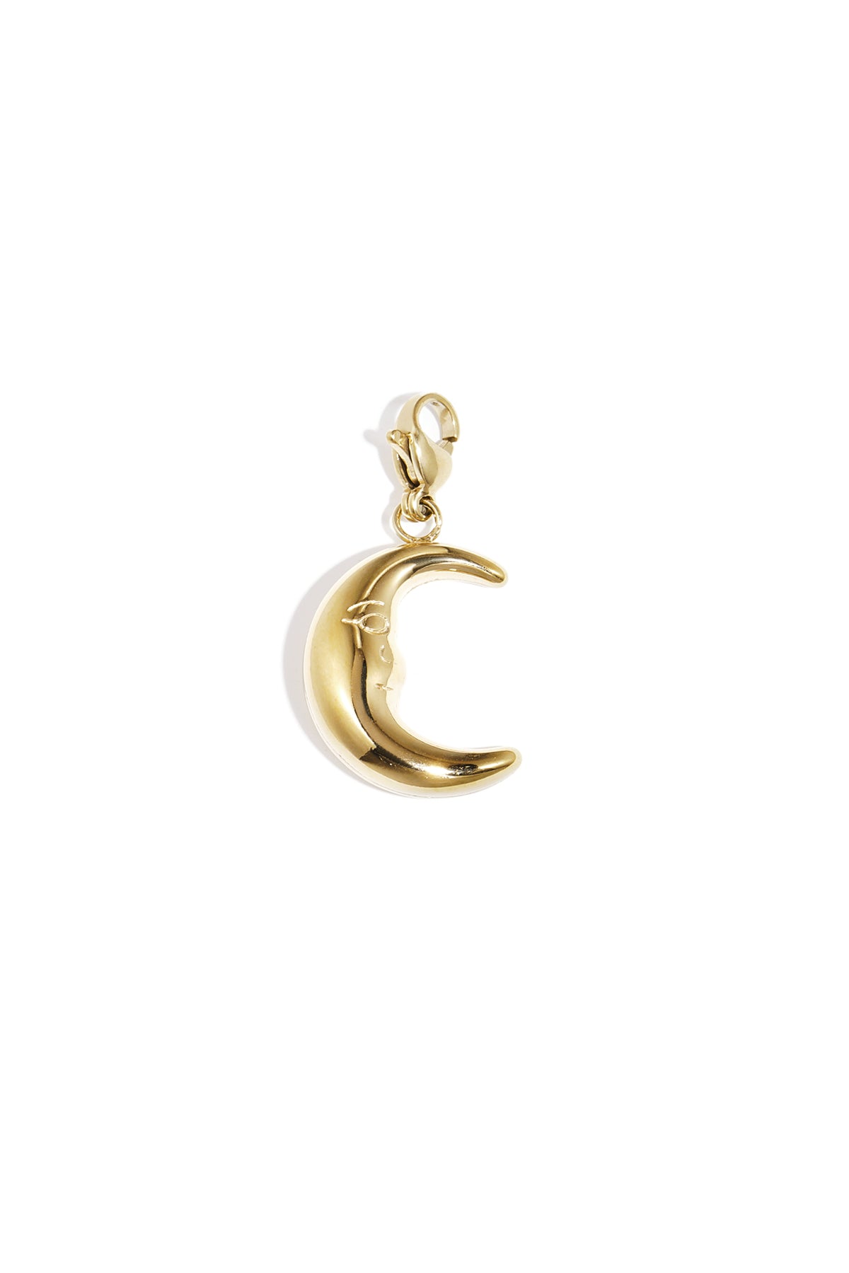 Charm Luna Crescente Color Oro – Ciondolo Minimal