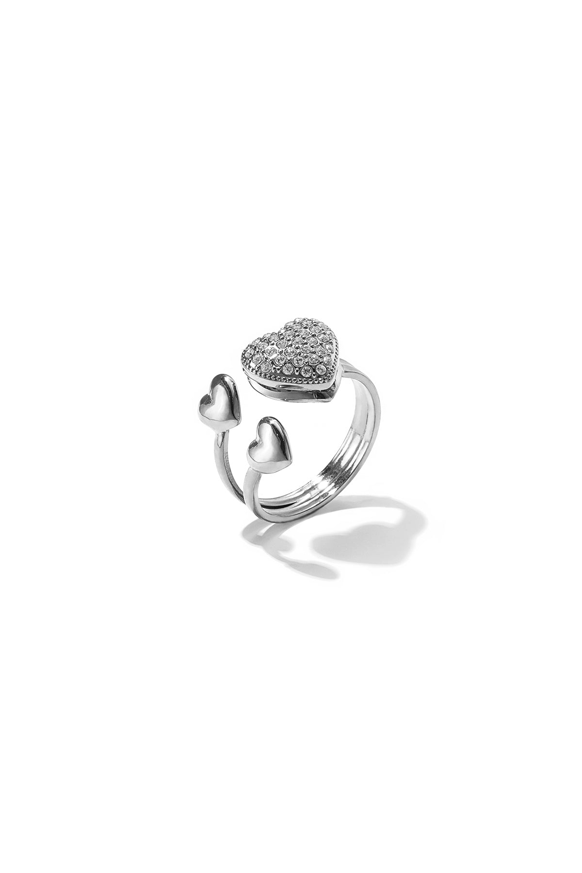 Anello a Cuore in Acciaio Inossidabile – Alemy Boutique 