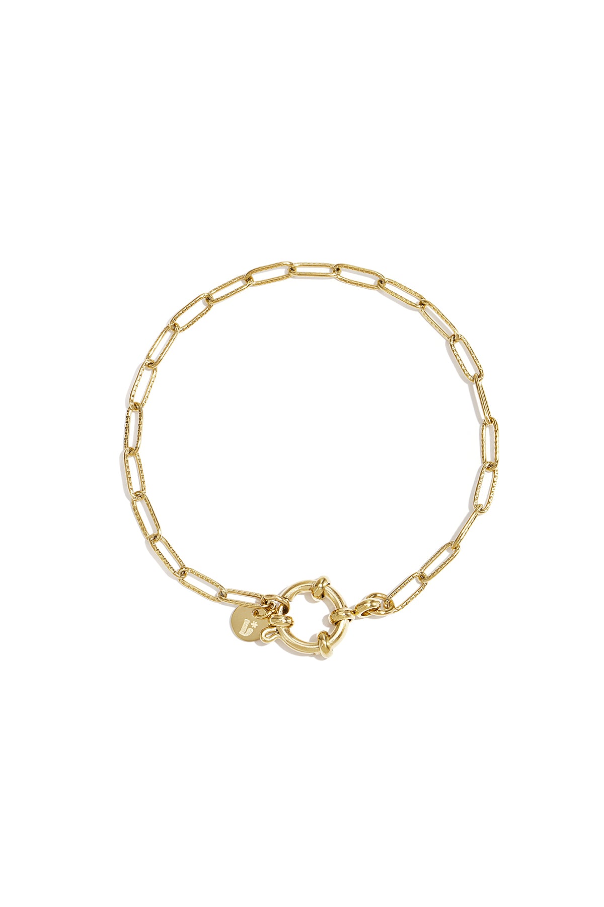 Bracciale Donna Portacharm in Acciaio Inossidabile Color Oro