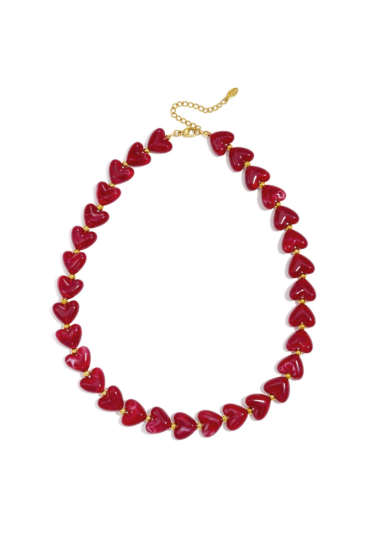 Collana con Perline Colorate in Acrilico – Regolabile 37–45 cm, 19 Colori