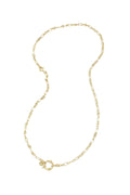Collana Portacharm con Maglie Variabili in Acciaio Inossidabile Color Oro