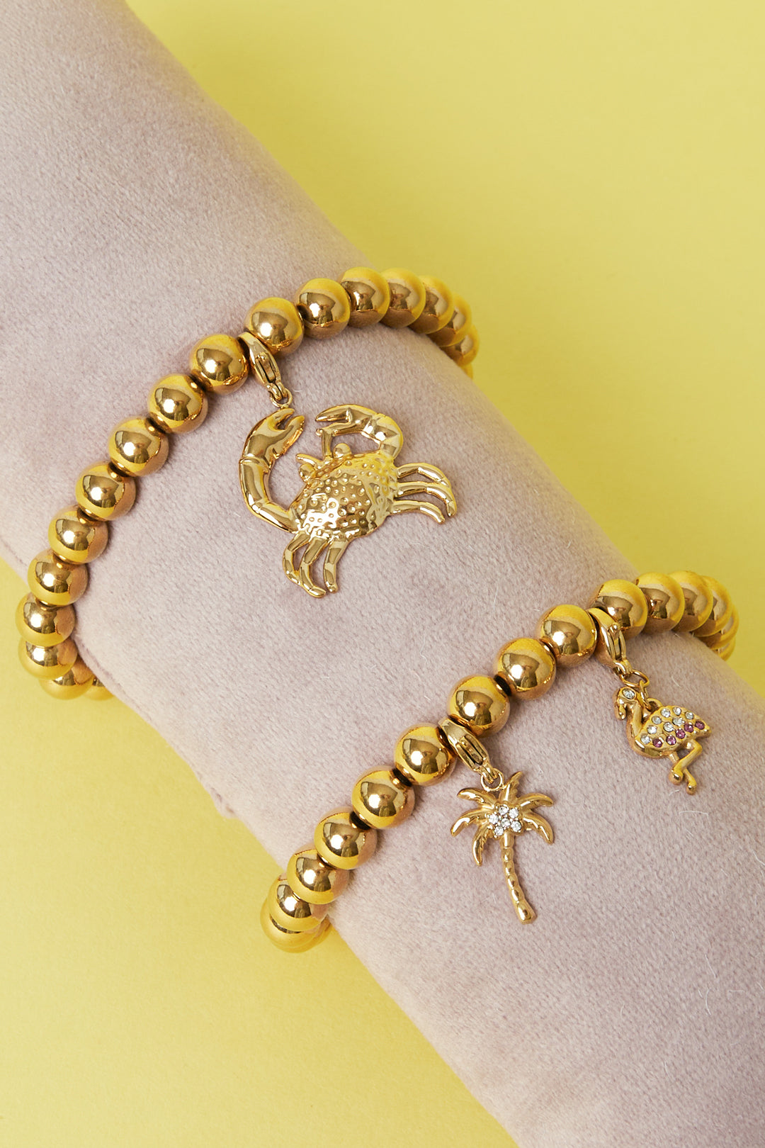 Charm Granchio Color Oro – Ciondolo per Gioielli Fai da Te