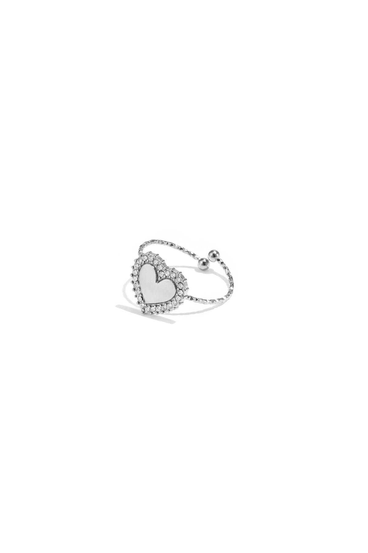 Anello Cuore in Acciaio Inossidabile – Alemy Boutique